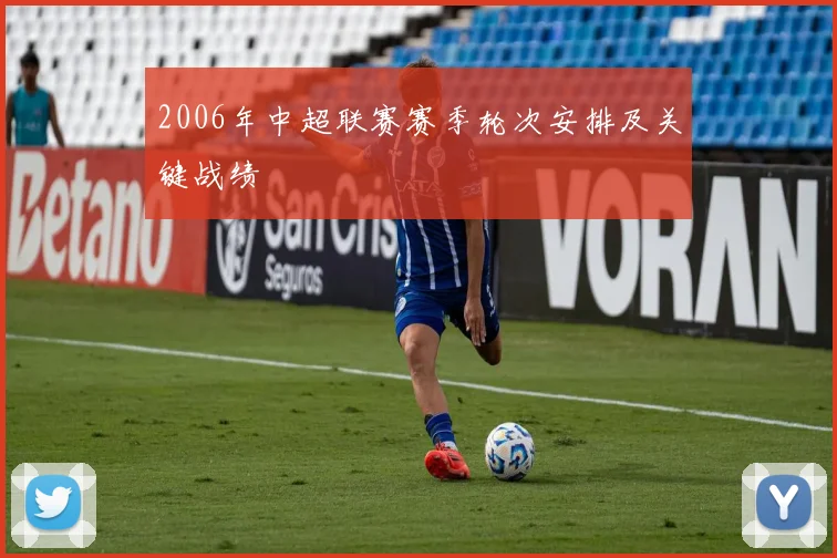 2006年中超联赛赛季轮次安排及关键战绩